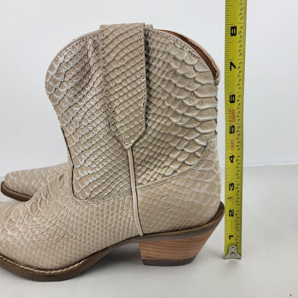 Dingo Sorta Sweet Snake Print Snip Toe Pull On Cowboy Boot 6 M - Picture 4 of 12